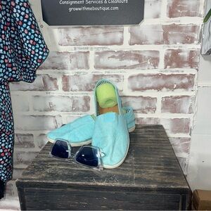 Soda Blue Flats Comfortable Slip-On Loafers